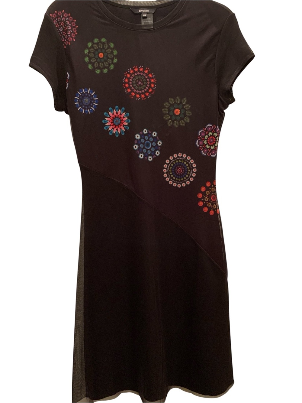 DESIGUAL “DAMMI” GORGEOUS TULLE AND MANDALAS DRESS. NWOT! EXCELLENT CONDITION!